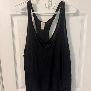 Free People Double Tank Top Black Size M